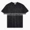 Wholesale  Cotton 5XL Men Plus Size Black Washed T Shirt