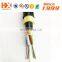 Wholesale 24 Fibers Single mode Multimode Span 100M Stranded Loose Tube Waterproof ADSS optical fibre cable