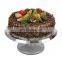 Wholesale Factory Stainless Steel birthday party rotating Cake Stand
