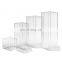 Clear Acrylic Cube Cylinder Plinths Set Home Wedding Decoration Acrylic Display Stand