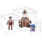 3pcs Acrylic Box 3x3x3&4x4x4&5x5x5 inches, 5 Sided Museum Display Box Acrylic Display Case for Collectibles
