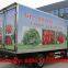 Cuztomized SINO TRUK HOWO light duty 4*2 RHD 6T-8T loading capacity refrigerated truck for fresh fruits and vegetables transportation for sale