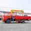 6300KG truck mounted crane with cargo body