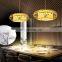 Modern LED Pendant Light Chinese Bamboo Hanging Lamp Sheepskin Hanging Lights Restaurant Hot Pot Hotel Tea Room Lamp