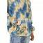 Factory Customized Logo Tye Dye Sweatshirt Fleece Cotton Blank Oversized Tie Dye Hoodie