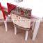 Christmas Chair Cover Classic Santa Claus Snowman Print Dining Chair Cap New Year Party Supplies Xmas
