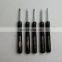 5-Piece rubber tipped screwdrivers with oval head s,custom special bits screwdriver set