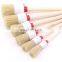 Natural Boar Hair Detail Brush (Set of 6), Auto Detailing Brush Set Car Detailing Brushes Perfect for Cleaning Wheels, Dashboard