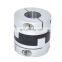 DHC High-strength aluminum alloy clamping  shaft coupling    Flexible Oldham Shaft Coupling