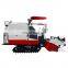 With three-layer vibrating screen 100HP paddy reaper harvester machine for sale