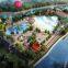 Large parent-child water park equipment glass steel children's water slide outdoor water house water village park design