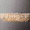 SELENITE Crystal Rectangular Chandelier Modern Design Oblong Natural Rock Crystal Chandeliers Dining Kitchen Lighting Fixture