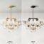 Industrial Style Oval glass ball lampshade Chandelier Ceiling Light Fixture For Living Dining Room Bedroom Kitchen Island Foyer