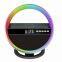 Multifunction Alarm clock BT5.0 Speakers LED Night light lamp Bass Hifi Wireless Speaker support Fast Qi Wireless Charging