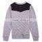 Heather Grey Color Quilting Sweatshirt/sweatshirt With Front Pocket/Stylish Quilted Sweatshirts/2016 Sweatshirts