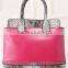 New Model High Quality Snake Skin Lady PU Leather Handbag/tote Bag