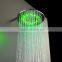 New ABS Round Single Color LED Overhead Shower Head