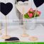 10pcs Love Heart Chalkboard Blackboard Wedding Table Numbers Place card Office Memo