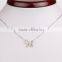 Dubai jewellry butterfly necklace girl's silver sterling necklace fashion jewelry