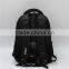 black polyester backpack with print outdoor products backpack