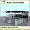 Tempered Glass Solide Mdf Cosmetic Display Shelf