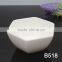 New Small White Ceramic Bowl with Tray