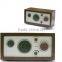 2016 Hot sale Wooden Antique Style Night light LED Digital radio alarm clock Retro AM FM radio