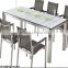 high-grade wood grain phenolic top dining table