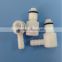 1/4" elbow connector ILD1604HBL Male Micro fluid pipe fitting
