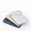AWC927 Build-in Cable Metal Smart Mobile Power Bank 4000mAh Credit Card Portable Battery for iphone Samsung Universal Charger