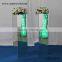 80 cm height square silver mirror pillar party and wedding decoration supplies in guangzhou(MWS-018)