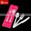 Disposable plastic cutlery set dinnerware tableware paper wrapper