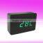 Multi-function digital wooden table clock