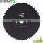 80T circular blade for brush cutter and grass trimmer