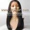 Hot Beauty 22" #1B Silky Straight, Natural Hairline, Peruvian hair full lace wig