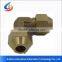 High Precition CNC Machining Brass Parts , Elbow Joint Gas, Elbow Joint Water ITS-044