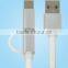 Flat Micro USB Cable for Huawei Samsung Mobile Phone
