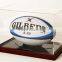 Customized clear acrylic rugby ball display box