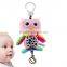 Alibaba factory plush baby owl toy with music