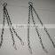 used iron hanging flower plant pot holder hanger basket chains