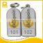 Factory design customized qr code keychain