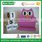 Pink Owl Decor Wood Block Perpetual Calendar
