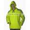 men's safety conscious high visibility clothing reflective hoody