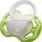 Safety silicone natural funny baby nipple pacifier with Cover toy