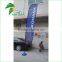Fabric Advertising Feather Flag Banner / Roadside Flag Banners Advertising Printing