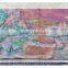 Fabric embroidered decoration wall tapestry hanging
