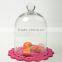 Glass lid cover for covering foods fruits