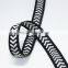 Black and white chevron ribbon