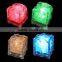 LED ICE shape Waterproof stickable lamp light LED gift Light mini led squre ice box shape light