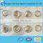 New design metal silver Cap Prong ring Snap Buttons